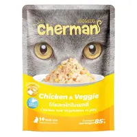 [ 1 ลัง 48ซอง ] อาหารแมวเปียก เพ้าท์ เชอร์แมน Cherman โปรตีน 8% - ภาพที่ 5