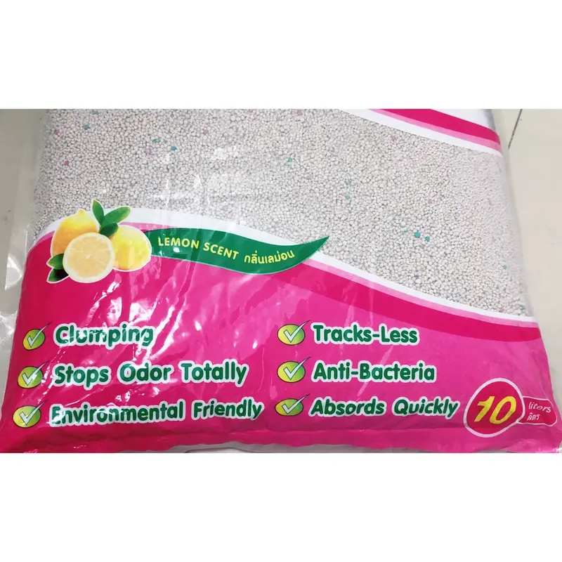 ทรายแมว กลิ่นเลม่อนมะนาว 10ลิตร ควบคุมกลิ่นได้ดีเยี่ยม cat litter 10L LEMON SCENT - ภาพที่ 5