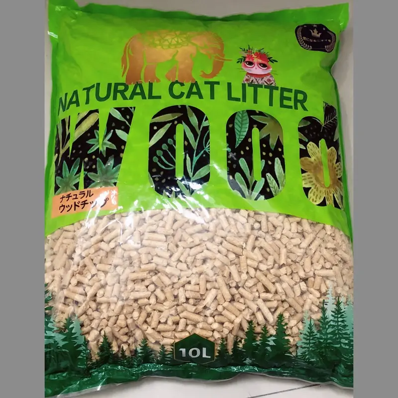 ทรายแมวไม้สน 10 ลิตร ไร้สารเคมี ดับกลิ่นได้ดี / Wood cat litter 10 L ทรายแมวไม้สน 10 ลิตร ไร้สารเคมี ดับกลิ่นได้ดี / Wood cat litter 10 L