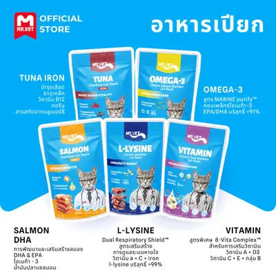 MR.VET อาหารแมวเปียก ขนาด… - ภาพที่ 4