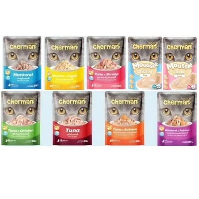 Cherman อาหารเปียก แบบมูส และแบบเยลลี่… Cherman อาหารเปียก แบบมูส และแบบเยลลี่…