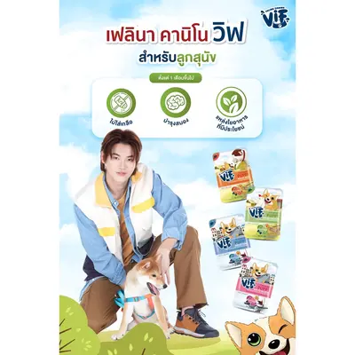 Felina Canino VIF อาหารสุนัขแบบเปียก ชนิดซอง… - ภาพที่ 3