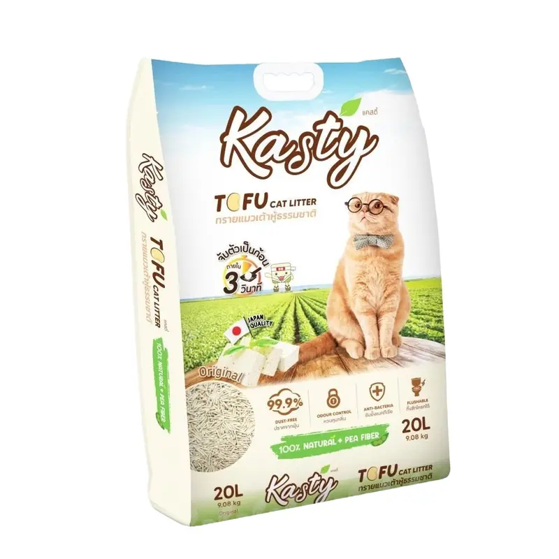 [20ลิตร] Kasty 20L ทรายแมวเต้าหู้ธรรมชาติ ขนาด 20 ลิตร - ภาพที่ 5