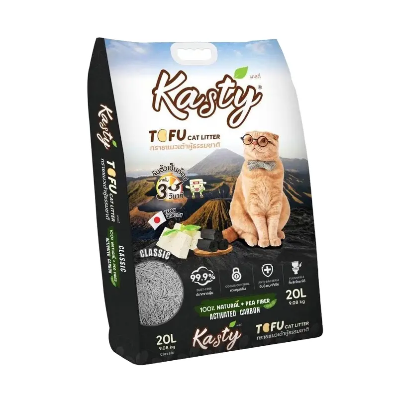 [20ลิตร] Kasty 20L ทรายแมวเต้าหู้ธรรมชาติ ขนาด 20 ลิตร - ภาพที่ 6