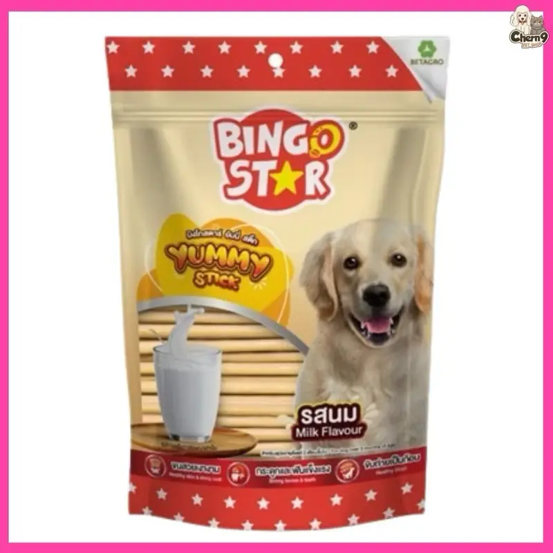 ส่งด่วน🔥3 ถุง สุดคุ้ม bingo star yummy stick ขนมสุนัขบิงโกสตาร์ ยัมมี่ สติ๊ก ขนาด 500g (ตัวเลือกคละรสร้านคละให้นะคะ) - ภาพที่ 6
