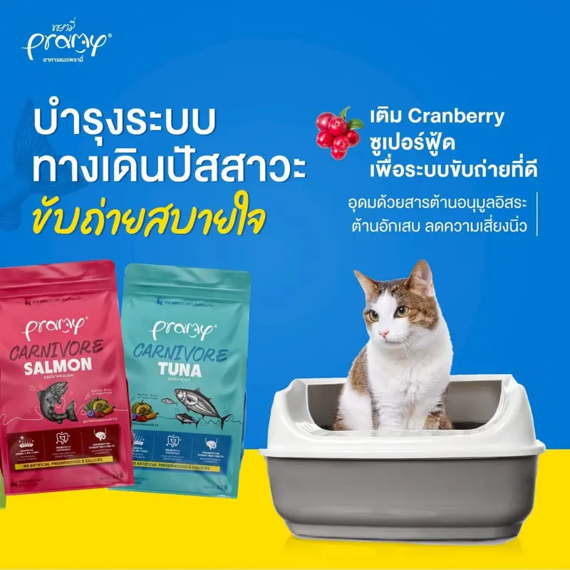 Pramy Carnivore พรามี่ อาหารเม็ดแมว 0.8-1kg - ภาพที่ 4