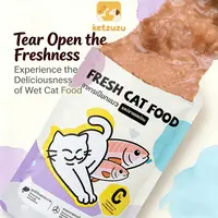 [ดีต่อไต/ไม่เค็ม]  อาหารเปียกแมว 70g บำรุงขน+สายตา ✨Ketzuzu พร้อมส่ง - ภาพที่ 5
