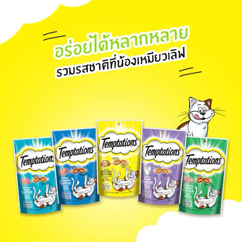 เทมเทชันส์™คือขนมแมวแสนอร่อย ขนาด 75g - ภาพที่ 5