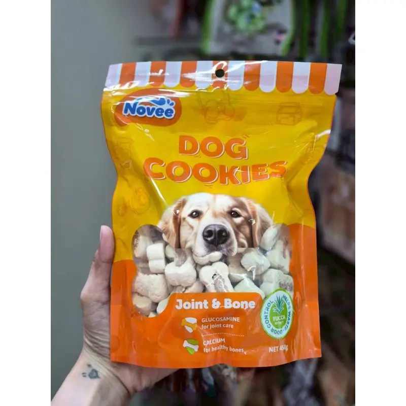 9197 NOVEE DOG COOKIES/ สำหรับสุนัข ขนาด 450 กรัม ITEM - 1แถม1 138บาท - ภาพที่ 4
