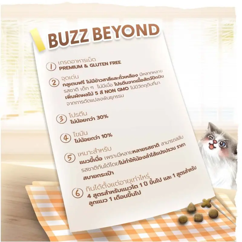 Buzz Beyond อาหารแมว บัซซ์บียอนด์ ปลาทู… - ภาพที่ 6