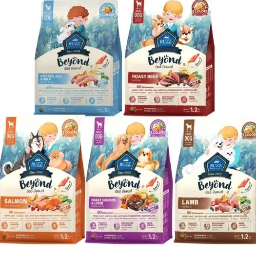 Buzz Beyond อาหารสุนัขขนาด 1 Kg-1.2kgเกรด Premium… Buzz Beyond อาหารสุนัขขนาด 1 Kg-1.2kgเกรด Premium…