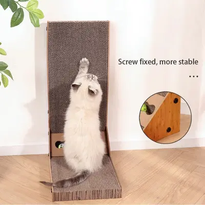 CAT TOY กระดาษลับเล็บแมวหลากสี คละสี ขนาด 43x21.5x3.5… - ภาพที่ 6