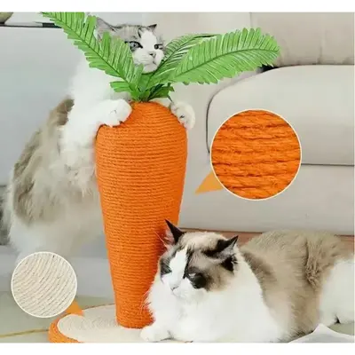 CoCo.pet ที่ฝนเล็บแมวแครอท ลับเล็บแมว เสาลับเล็บ… - ภาพที่ 6