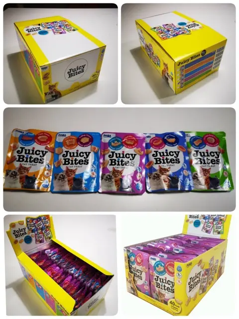 INABA Juicy Bites Mini Cat Snackอินาบะ ขนมแมวจุ้ยซี่ ไบท์ ซองมินิ ขนาด 11.3g - ภาพที่ 3