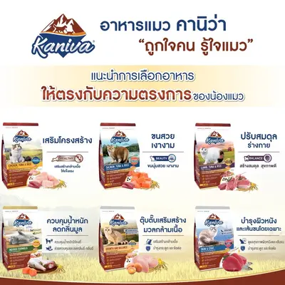 Kaniva คานิว่า อาหารเม็ดแมว สำหรับแมวทุกช่วงวัย… - ภาพที่ 4