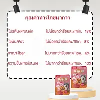 Kin D กินดี อาหารสุนัขโต รสเนื้อ ขนาด 10 KG Kin D กินดี อาหารสุนัขโต รสเนื้อ ขนาด 10 KG - ภาพที่ 5
