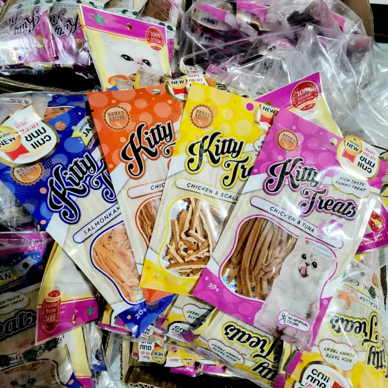 ขนมแมว Kitty Treats ขนมสำหรับน้องแมวทุกสายพันธุ์ (ไม่ติดแถม) ขนมแมว Kitty Treats ขนมสำหรับน้องแมวทุกสายพันธุ์ (ไม่ติดแถม)