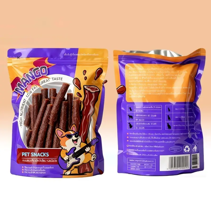 Mango ซื้อ 1 แถม 1 ขนมสุนัขแท่งนิ่ม 500g ขนมสุนัข ขนมหมา โปรตีนสูง ไขมันต่ำ ผลิตจากธรรมชาติ การฝึกอบรมรางวัลอาหาร - ภาพที่ 4