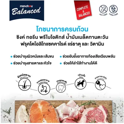 Monchou Balanced มองชู บาลานซ์ อาหารเปียกแมว ขนาด 80… - ภาพที่ 4