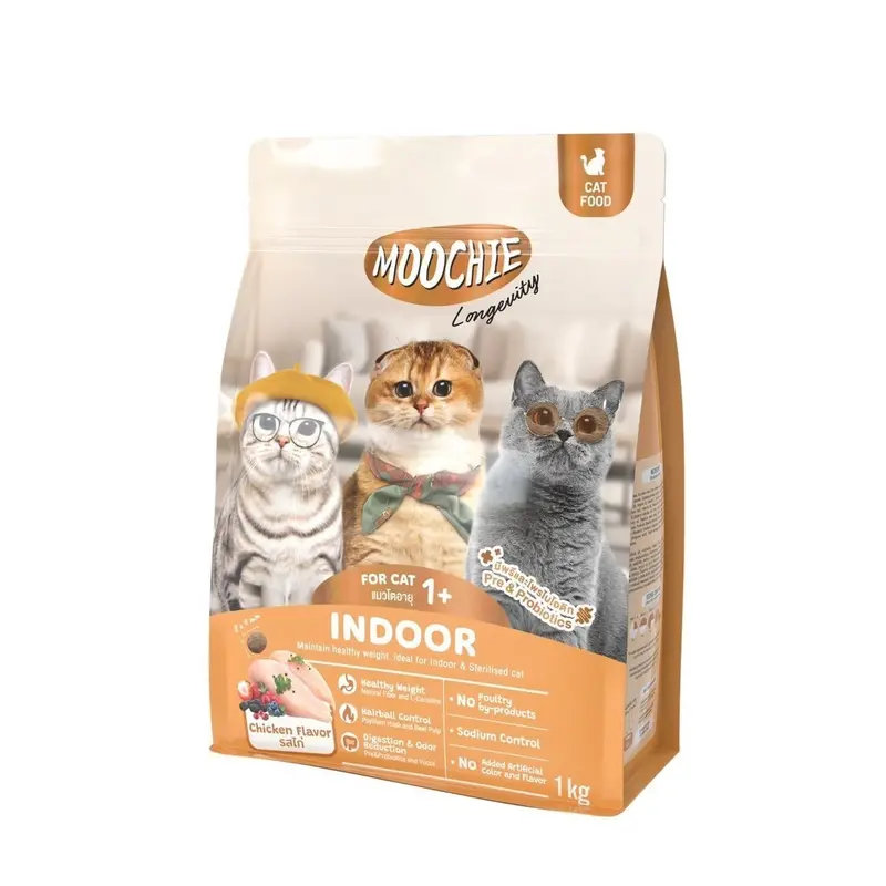 Moochie มูชี่ อาหารเม็ดแมว โซเดียมต่ำ มีพรีไบโอติก โพรไบโอติก สำหรับแมวทุกวัย เม็ดแมว ขนาด 1 กก - ภาพที่ 4