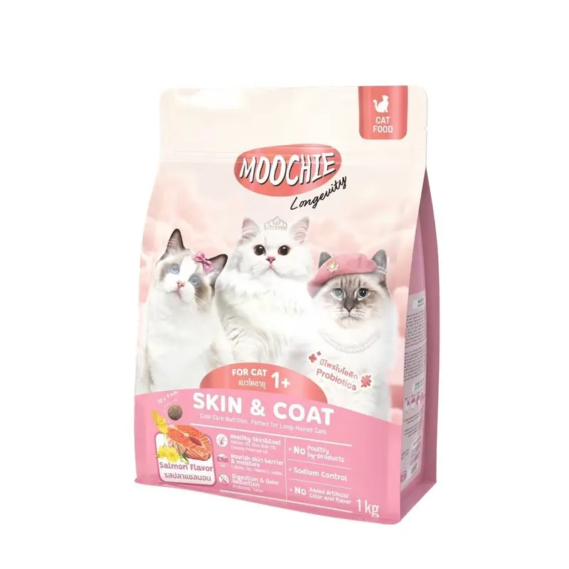 Moochie มูชี่ อาหารเม็ดแมว โซเดียมต่ำ มีพรีไบโอติก โพรไบโอติก สำหรับแมวทุกวัย เม็ดแมว ขนาด 1 กก - ภาพที่ 5