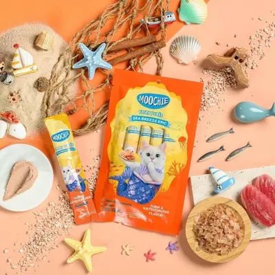 ขนมแมวเลีย Moochie เสริมภูมิ ไม่เติมเกลือ สารกันบูด 25… - ภาพที่ 4