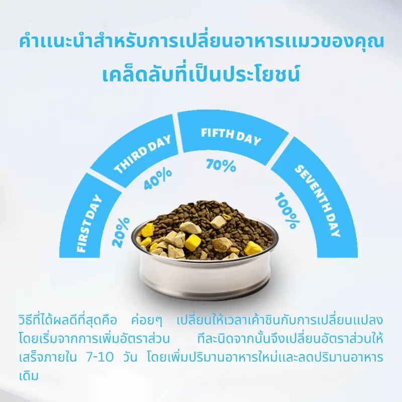 Mr.Vet อาหารเม็ดแมว Holistic มิสเตอร์เวท ขนาด 1 KG เหมาะสำหรับแมวทุกช่วงวัย - ภาพที่ 6