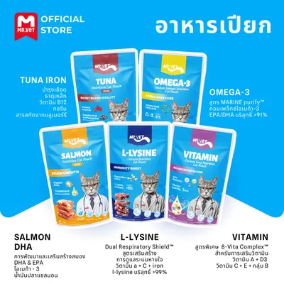 อาหารแมวเปียก อาหารเปียกแมว MRVET… - ภาพที่ 4