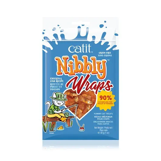 ขนมแมว ไ่ก่ฉีกเส้น Nibbly Treats คละรสชาติ (ผลิตจากเนื้อไก่แท้) Grain-Free สำหรับแมว - ภาพที่ 6