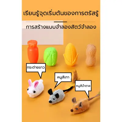 ของเล่นแมว สัญญาณไฟฟ้า หนูวิ่งหนีอัตโนมัติ… - ภาพที่ 5