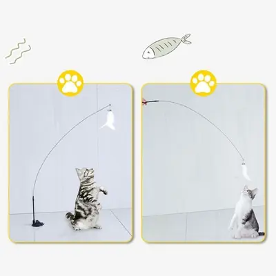 ของเล่นไม้กายสิทธิ์ ฐานดูด ขนนก ดูดซับน้ําได้ดี… - ภาพที่ 4