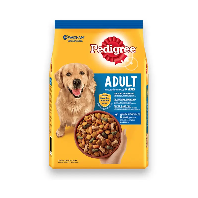Pedigree เพดดิกรี อาหารสุนัขโต ขนาด 10 กิโลกรัม สูตรครบถ้วนเพื่อสุขภาพแข็งแรง - ภาพที่ 3