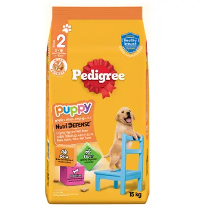 Pedigree เพดดิกรี ลูกสุนัข ไก่ไข่ และนม 15 kg Pedigree เพดดิกรี ลูกสุนัข ไก่ไข่ และนม 15 kg