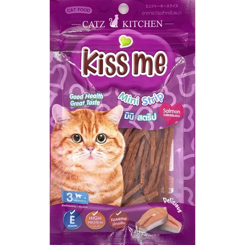 Pet8 ขนมแมว มินิสตริป ไก่สไลด์ อาหารว่างน้องเหมียว mini strip 3 flavor 35g Goodhealth&GoodTaste ปรับถุงใหม่ - ภาพที่ 3