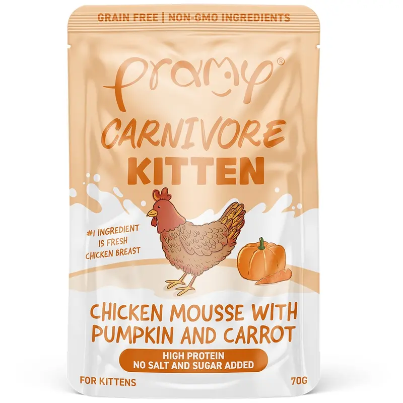 Pramy Carnivore อาหารเปียกแมวโปรตีนสูง กลูเตนฟรี - ภาพที่ 4