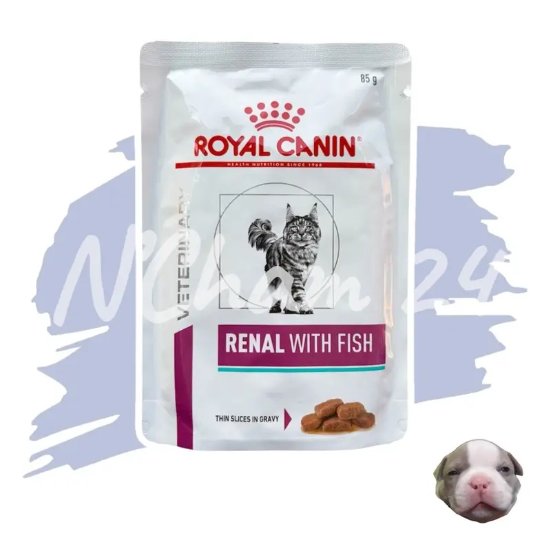 Royal Canin Renal with fish Pouch ขนาด 85กรัม x 12 ซอง อาหารเปียกแมวโรยัลคานินโรคไต ค่าไตสูง - ภาพที่ 3