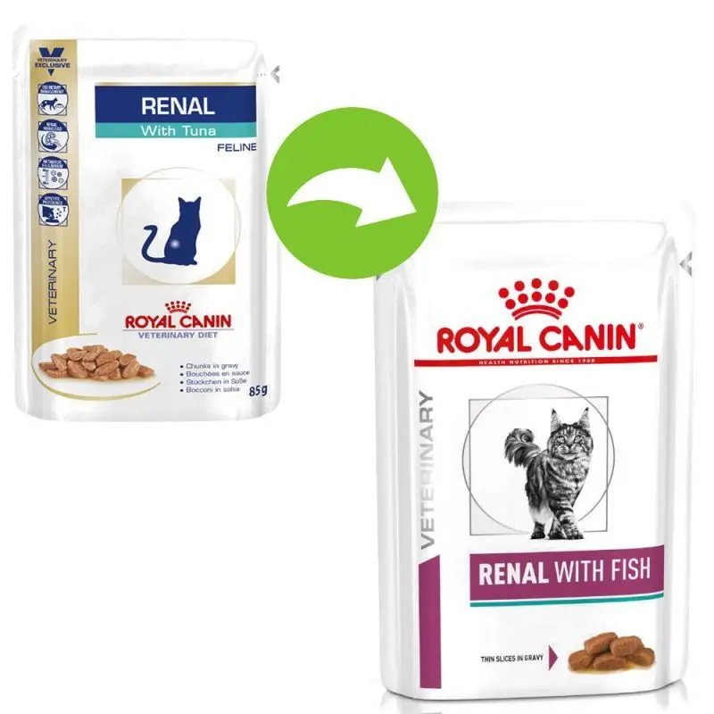 Royal Canin Renal with fish Pouch ขนาด 85กรัม x 12 ซอง อาหารเปียกแมวโรยัลคานินโรคไต ค่าไตสูง - ภาพที่ 5