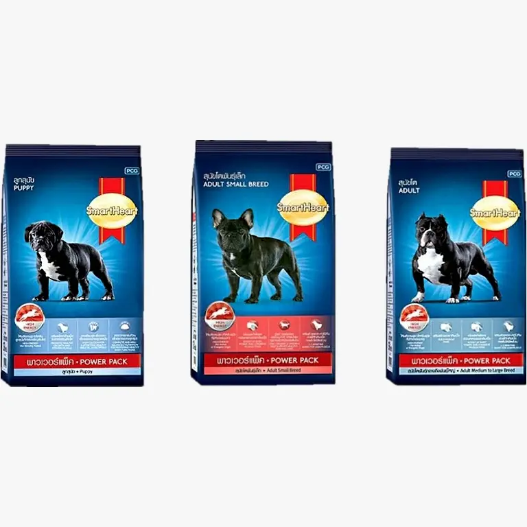 อาหารสุนัข SmartHeart PowerPack พลังงานสูงบำรุงขนเงางาม 10 กก. เหมาะสำหรับสุนัขทุกวัย สูตรลูก สูตรโตพันธุ์เล็ก สูตรโตพันธุ์กลาง-ใหญ่ - ภาพที่ 6