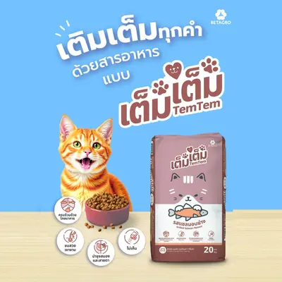 TemTem อาหารแมว เต็มเต็ม แมวโต… - ภาพที่ 4
