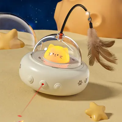 ของเล่นแมวอัตโนมัติ ซ่อนหา ชาร์จไฟได้ USB… - ภาพที่ 6