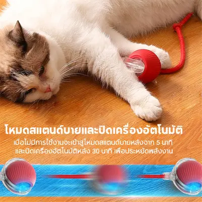 ของเล่นแมว ลูกบอลสัตว์เลี้ยง ของเล่นแมวอัจฉริยะ 6… - ภาพที่ 3