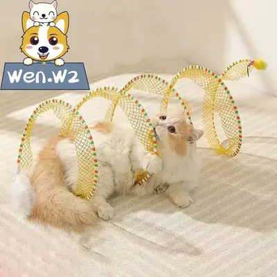 wen.W2 อุโมงค์แมวพับได้, ของเล่นกระดิ่งให้แมวเล่นเอง,… - ภาพที่ 5