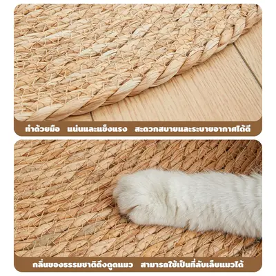 Winky Wink วงกลมพรมลับเล็บแมว 3 in 1 แผ่นลับเล็บแมว… - ภาพที่ 5